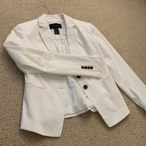 Ann Taylor White Blazer (Size 0)